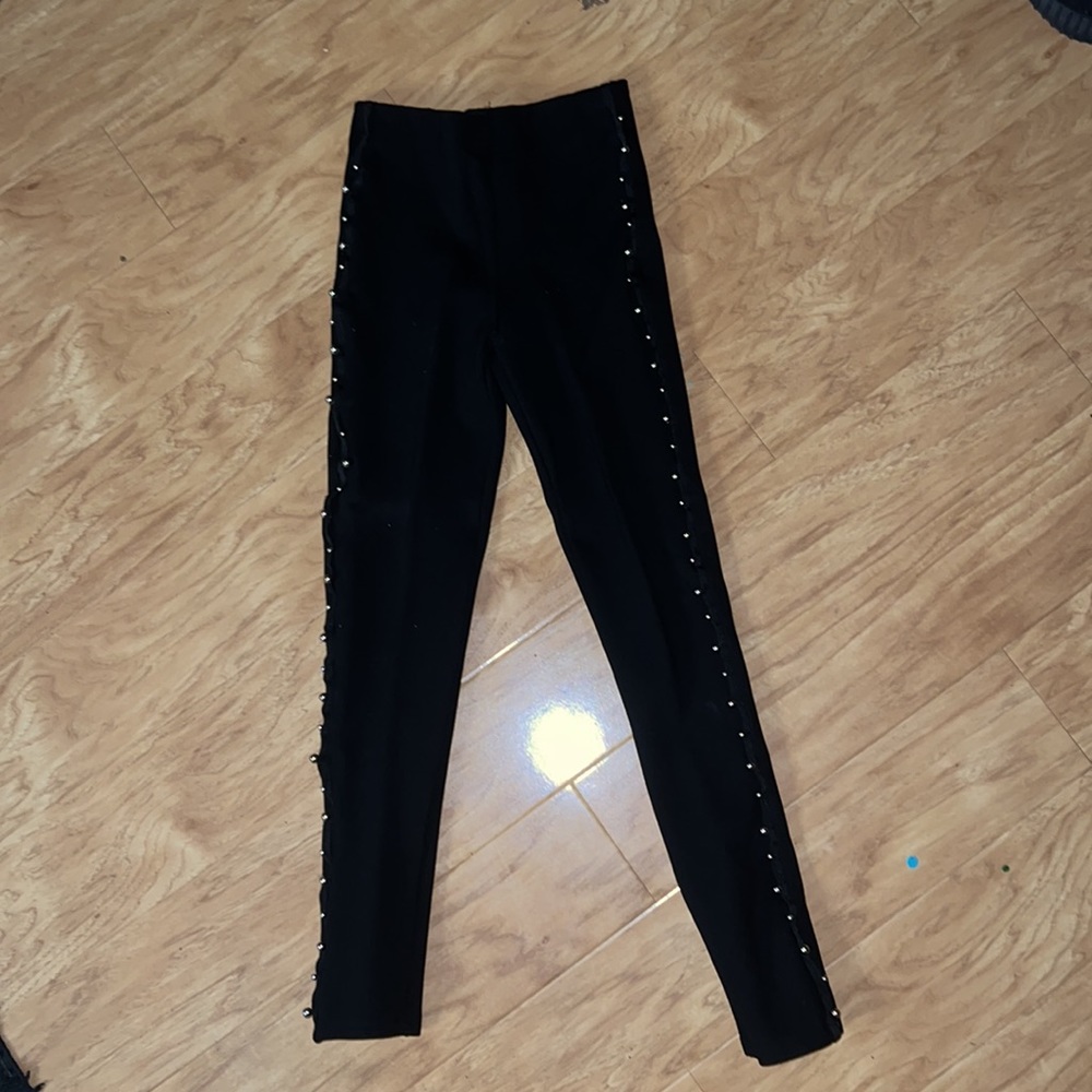 ZARA Brand new leggings with studs size XS + free gift